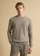 Beige pure cashmere jumper, regular fit_2