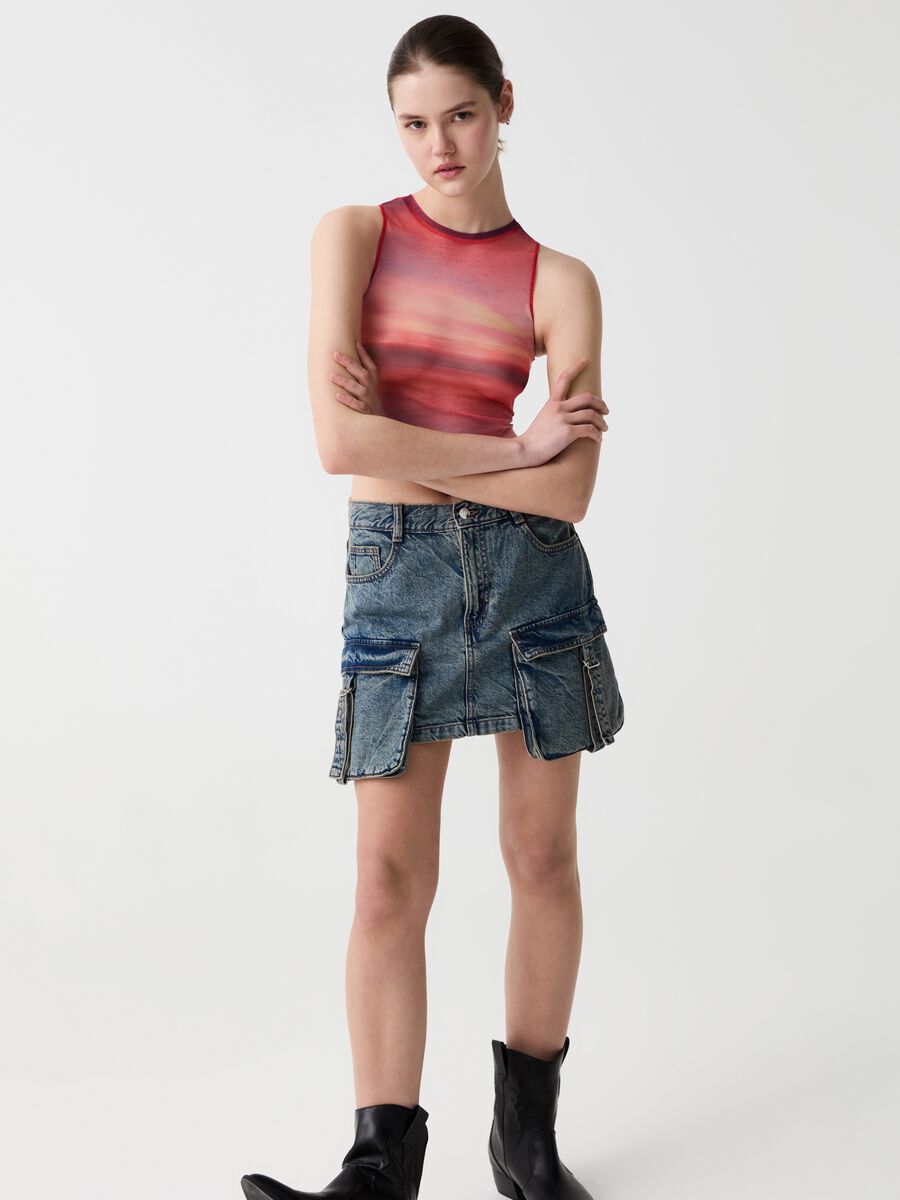 Tank top in mesh_1