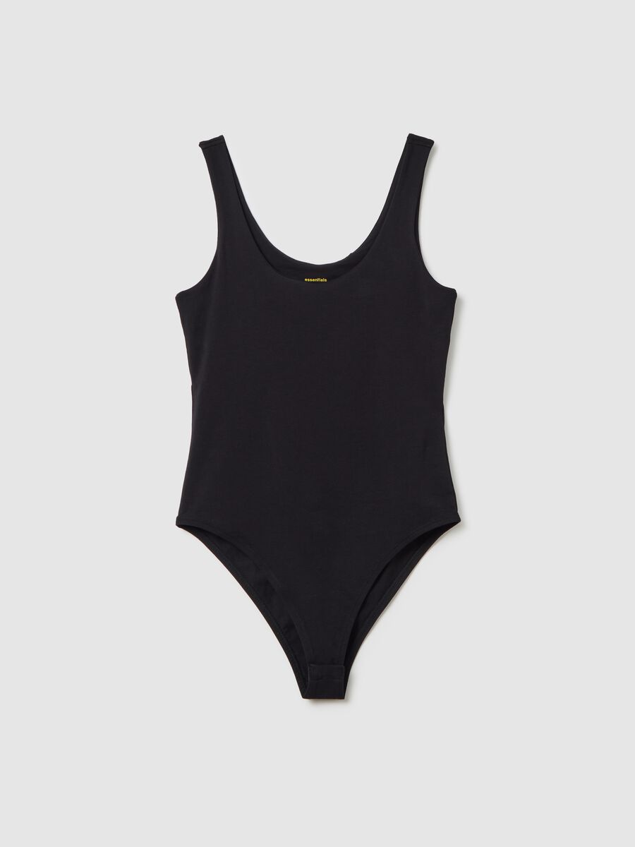 Black Ovs Body in Stretch Cotton_4