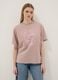 Pink pure cotton relaxed fit t-shirt with print_2