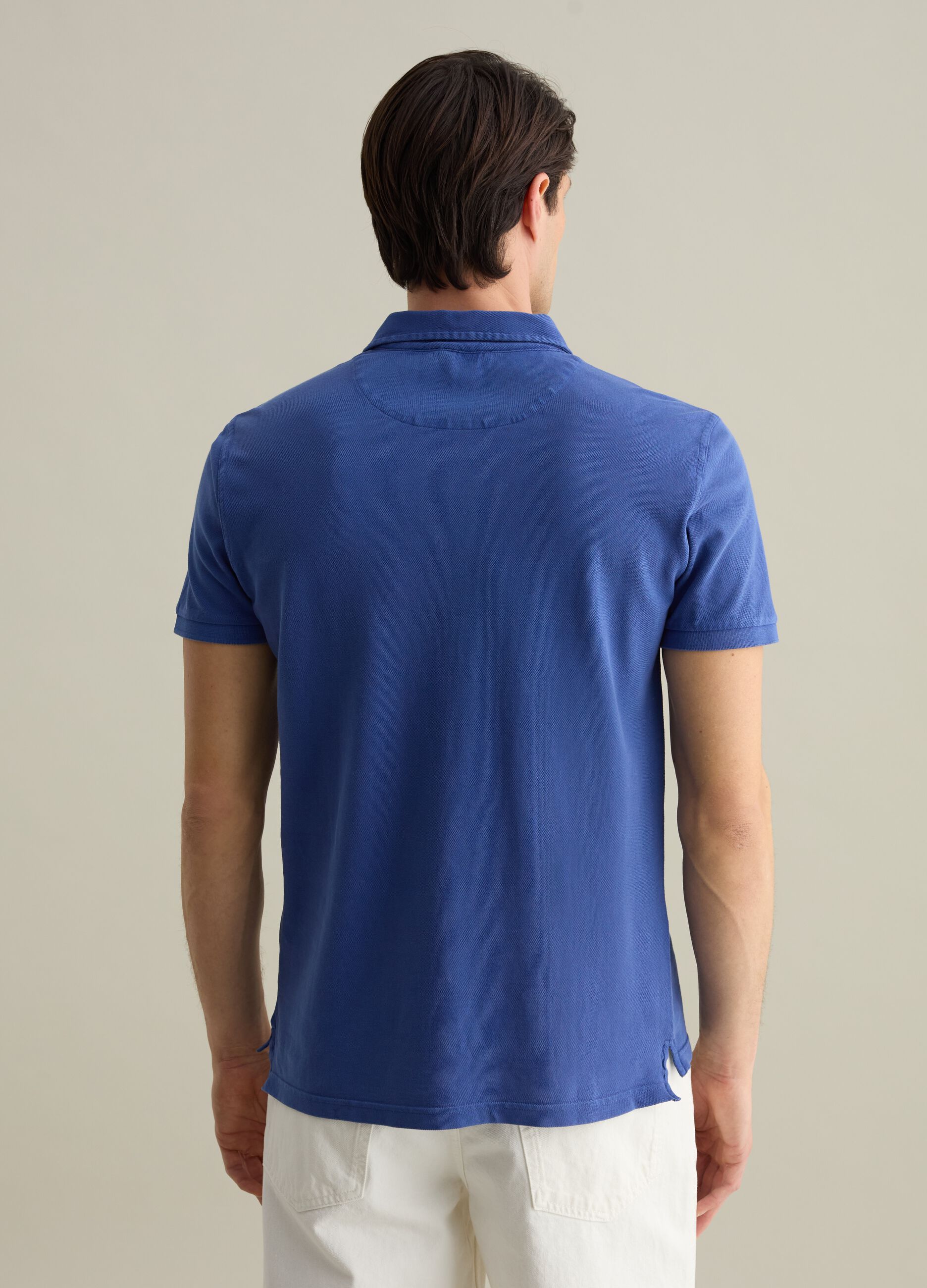 Cotton pique polo shirt