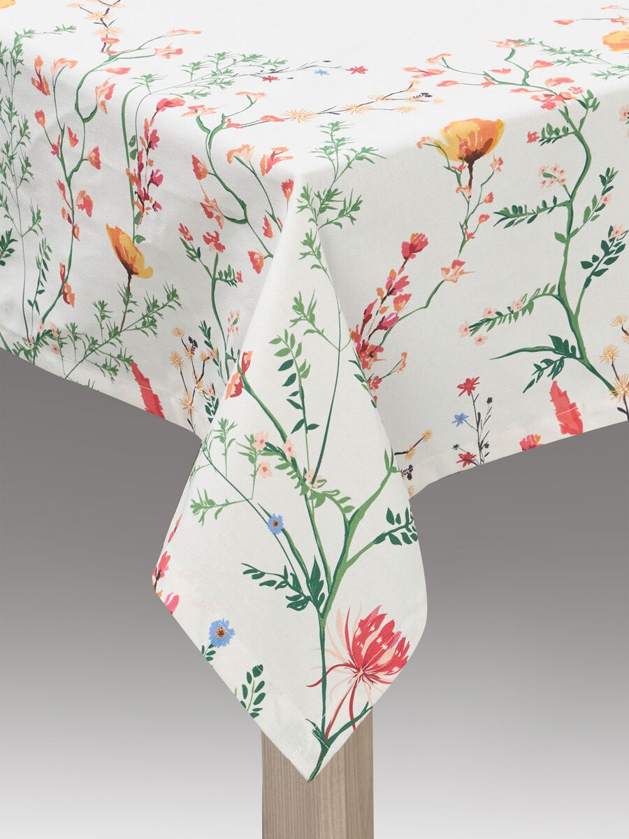 8-seater tablecloth in 100% cotton with print_0