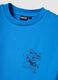 Blue pure cotton regular fit T-shirt with Popeye print_5