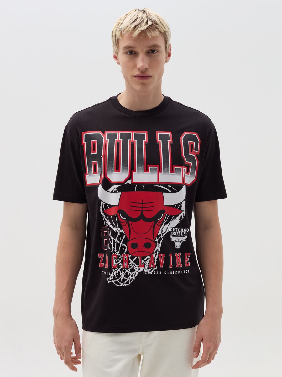 T-shirt with Chicago Bulls print_0