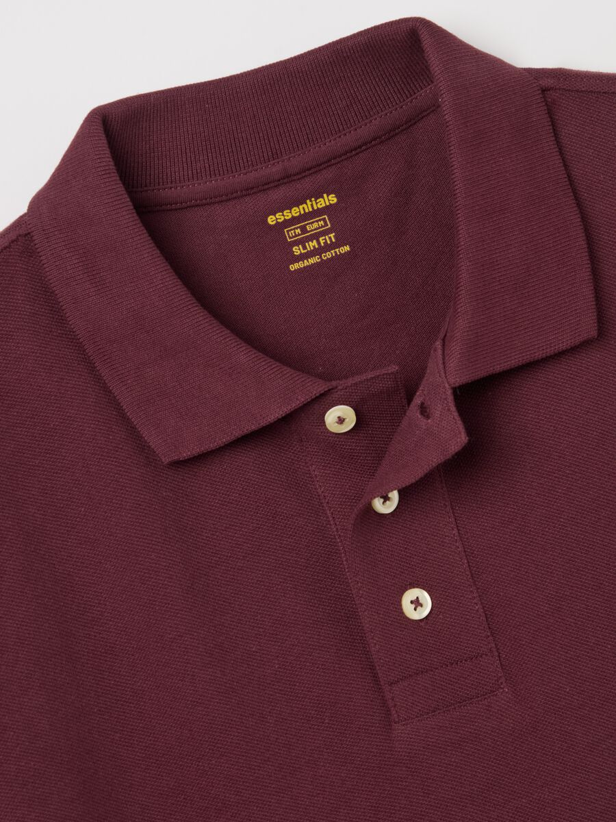 Polo shirt in organic cotton piquet_5