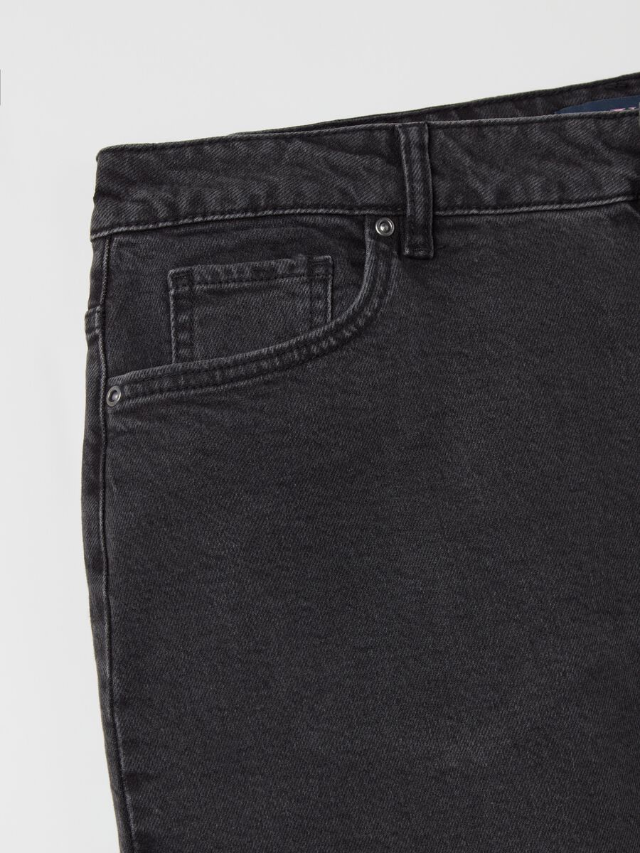 Curvy midi pencil skirt in denim_5