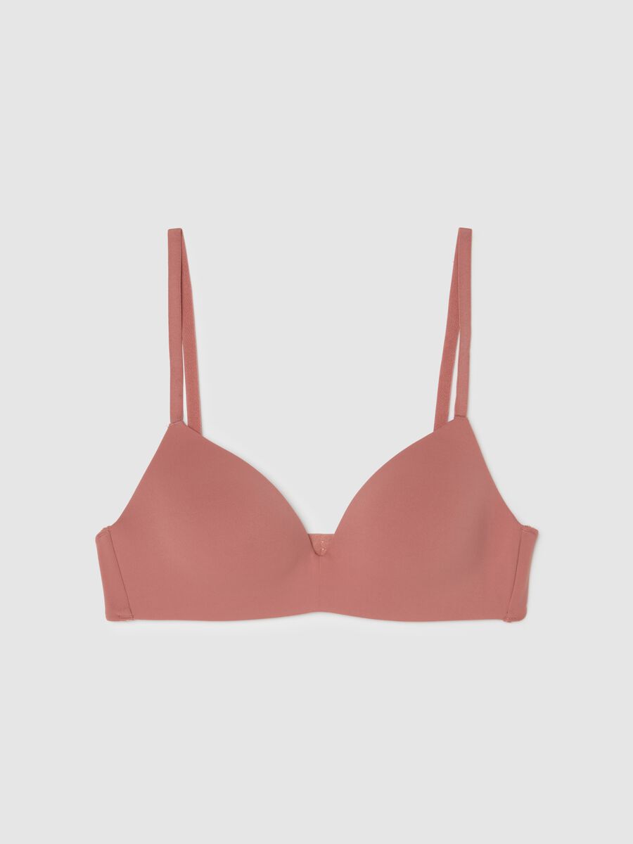 Pink Stretch Blend Bra_4