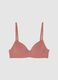 Pink Stretch Blend Bra_4