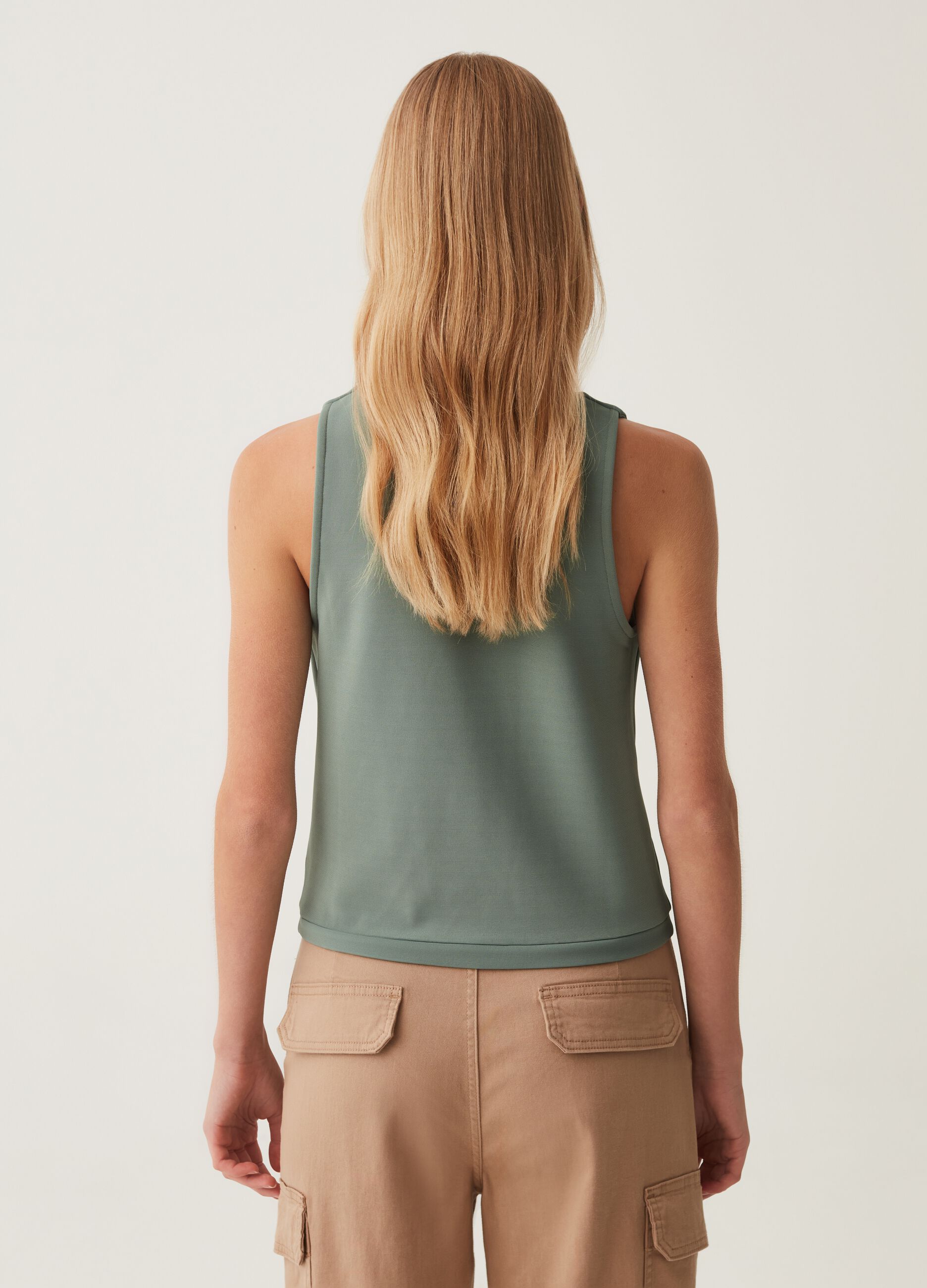 Tank top con drappeggio_3
