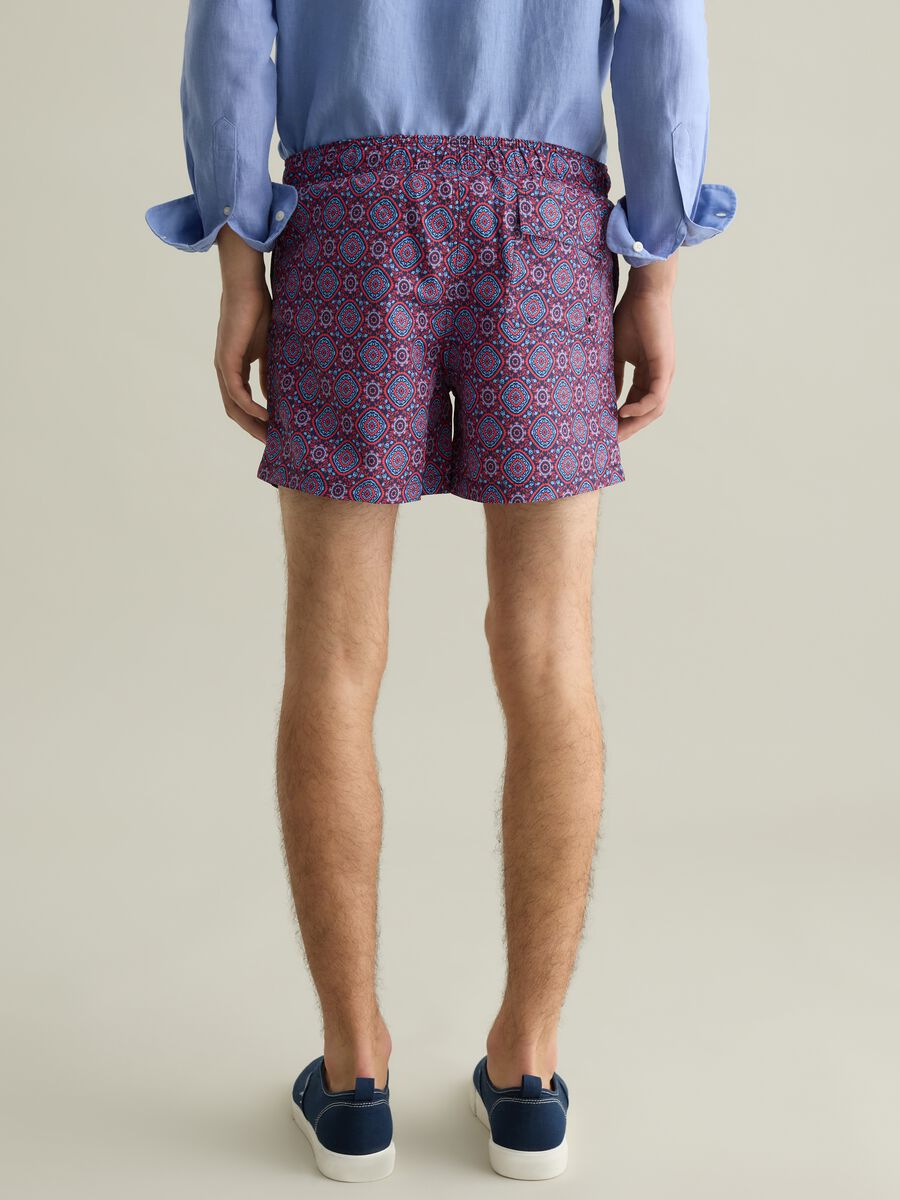 Men's multicolour regular fit shorts_2