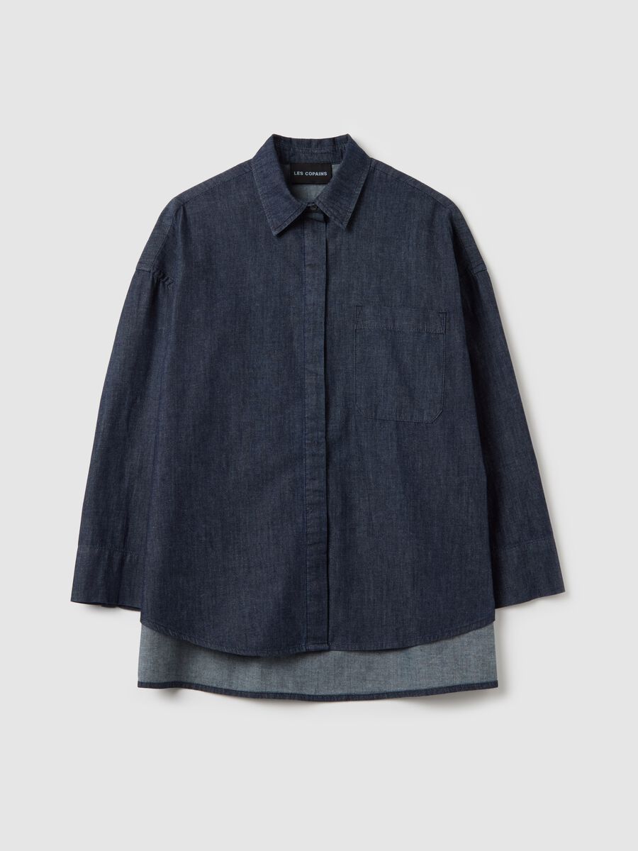 Oversize denim shirt_4
