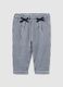 Girls' multicolour check trousers in pure cotton regular fit_0
