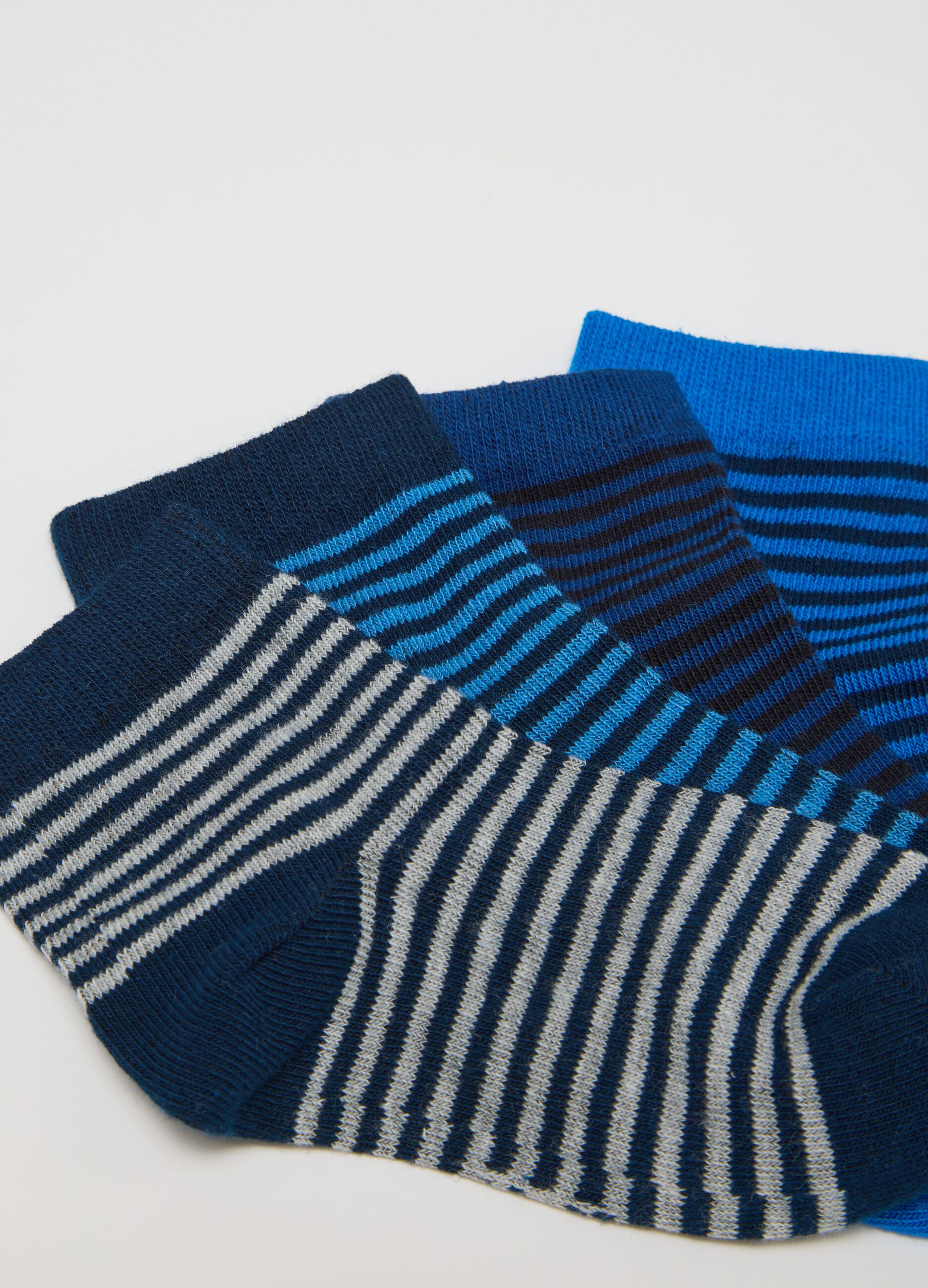 Kids' colourful short cotton socks multipack