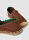 Brown espadrilles with contrasting trim_2