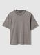Grey pure cotton boxy fit t-shirt_4