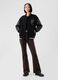 Flare-fit high-rise trousers in corduroy_0