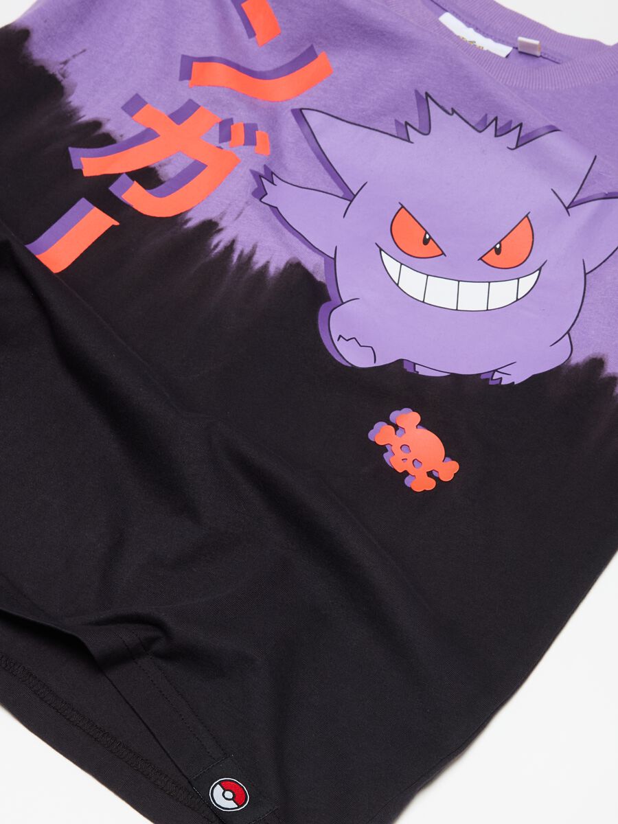 Cotton T-shirt with Pokémon Gengar print_2