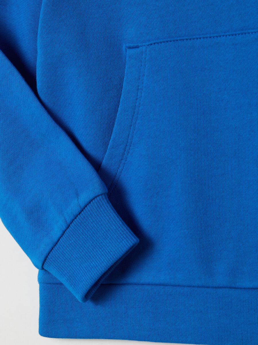 French terry sweatshirt with pouch pocket_3
