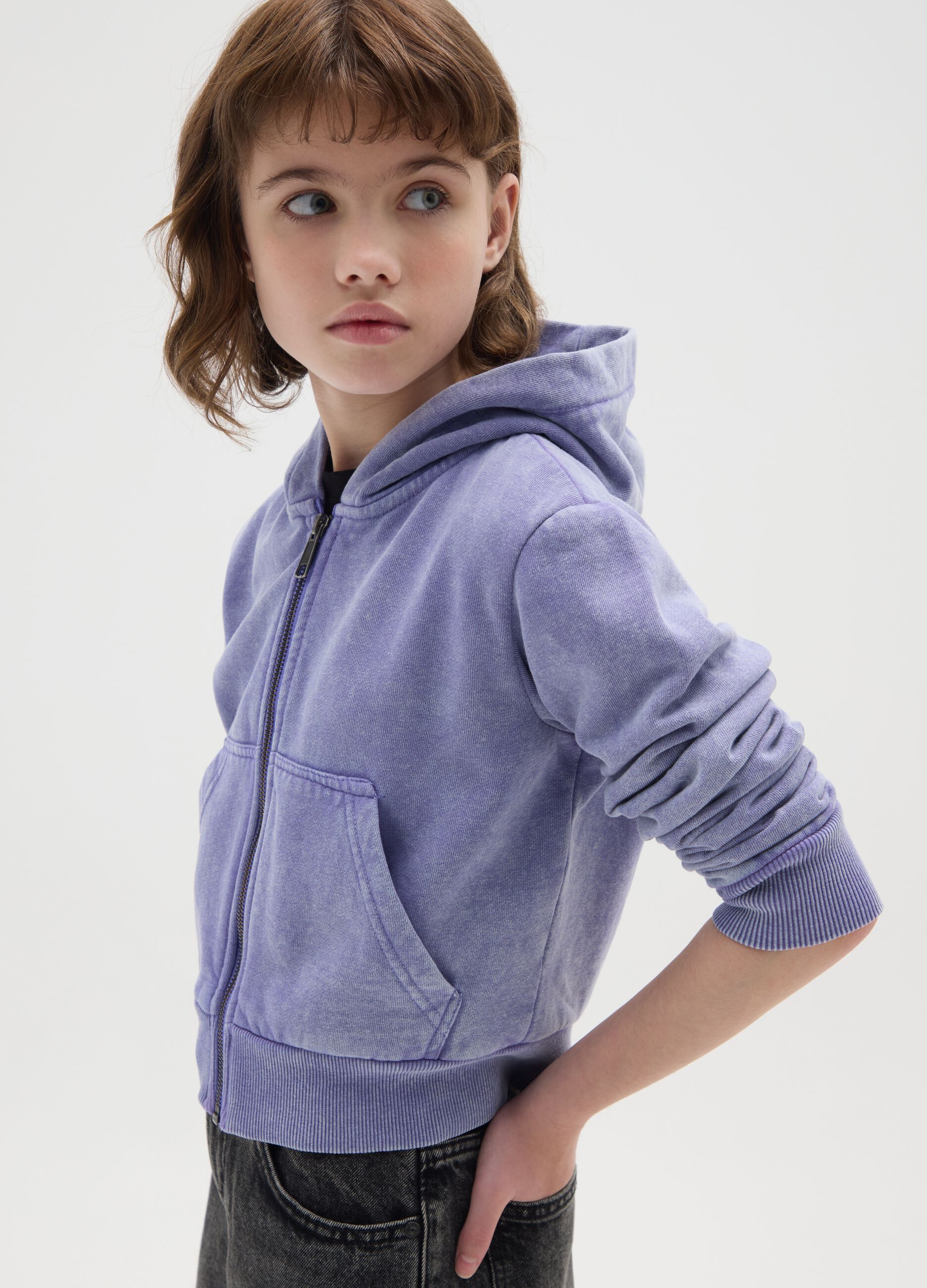 Purple hoodie