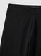 Women's Black Stretch Cotton Trousers_5
