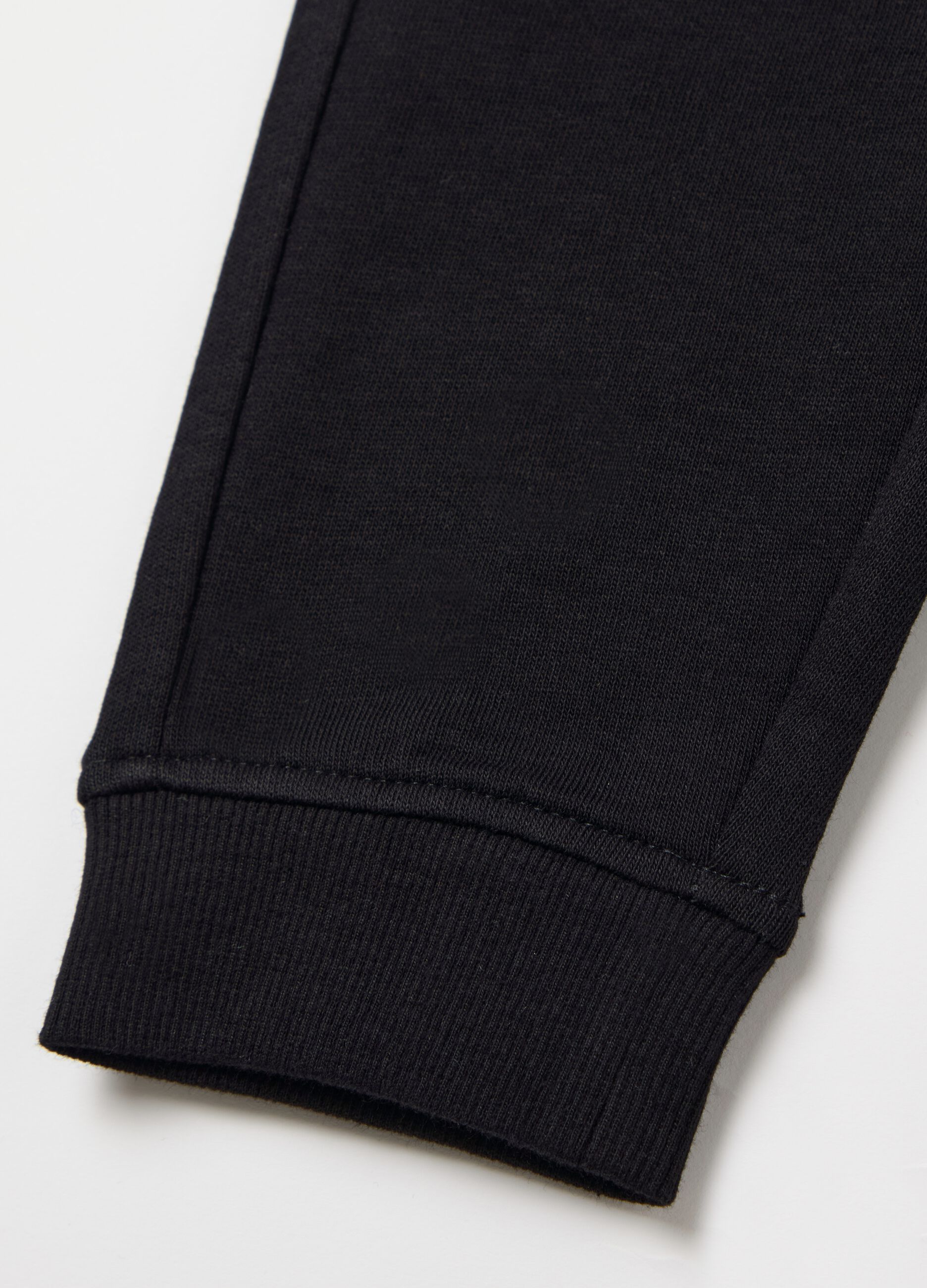 Cotton joggers with drawstring