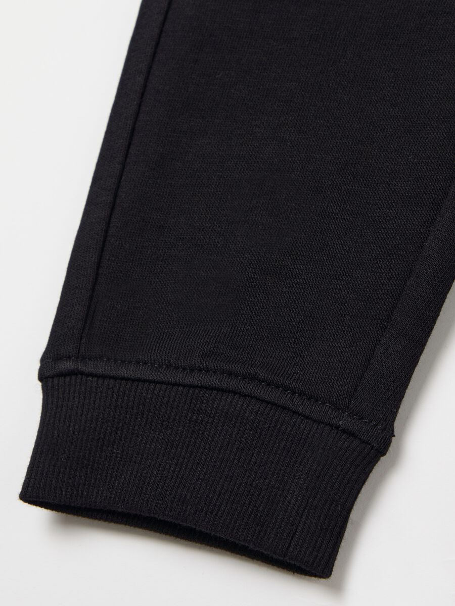 Cotton joggers with drawstring_2