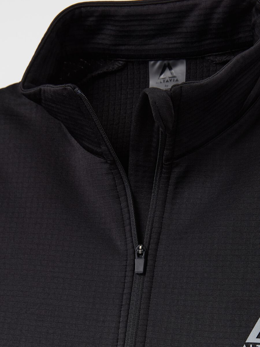 Waffle pile half-zip ALTAVIA WITH DEBORAH COMPAGNONI_5