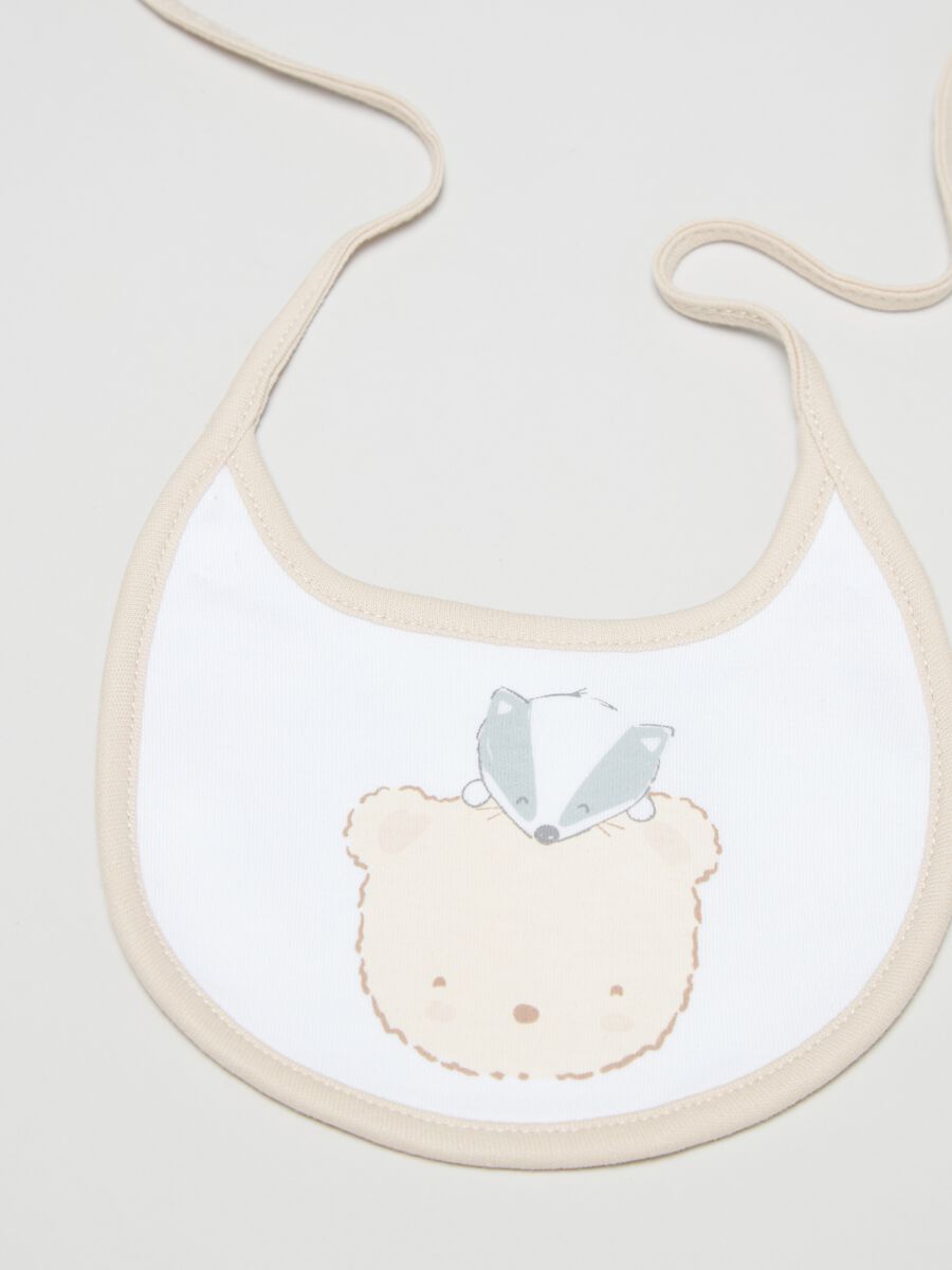 Bipack bavette con stampa animaletti_2