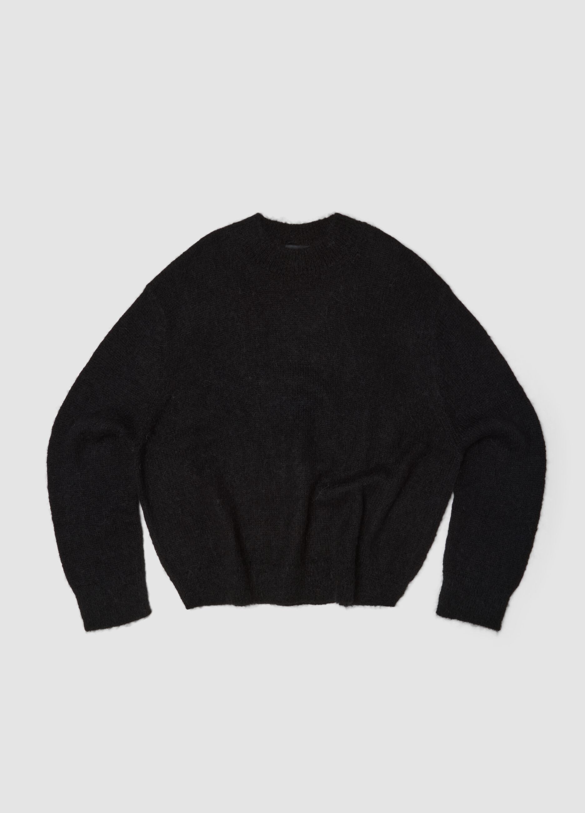 Mohair Crew Neck Black