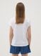 White pure cotton T-shirt with broderie anglaise detail, regular fit_2