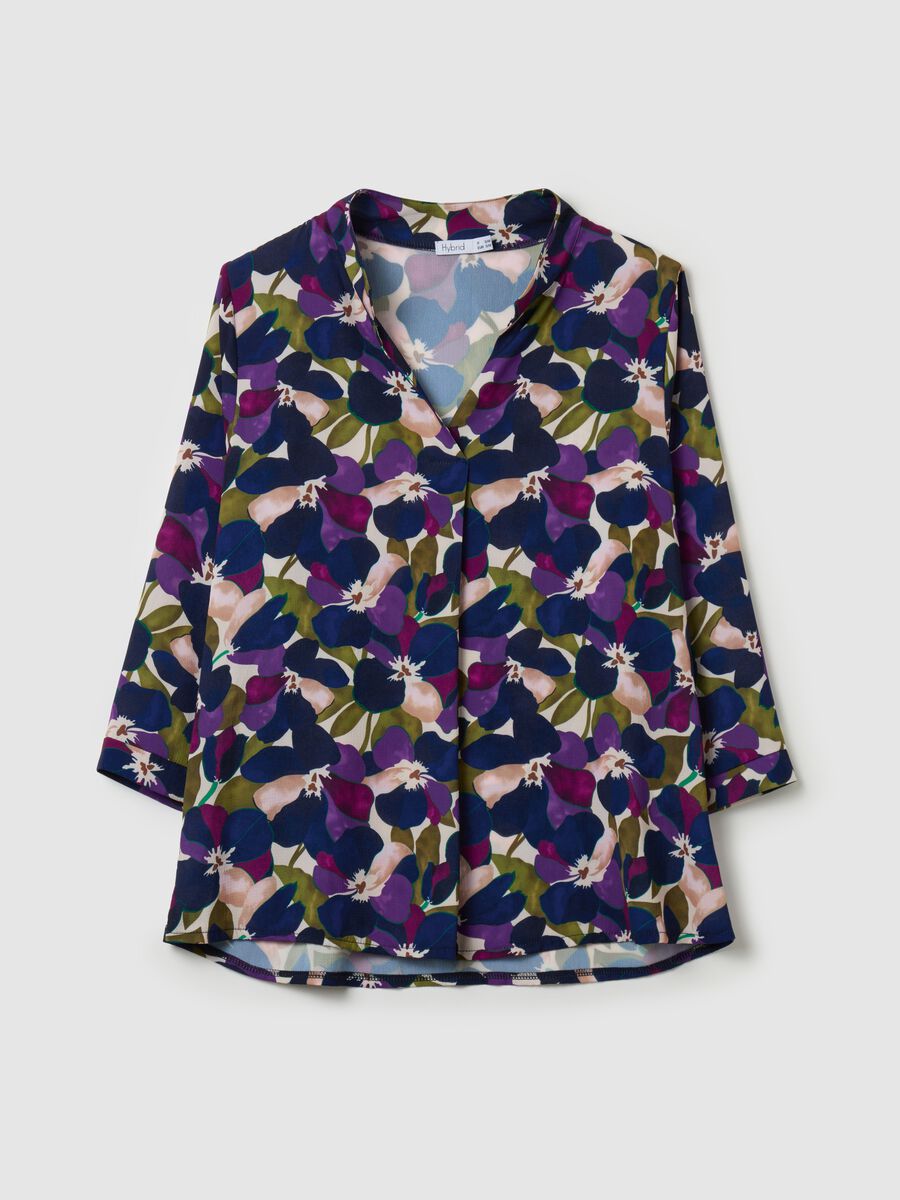 Blouse with floral pattern_4