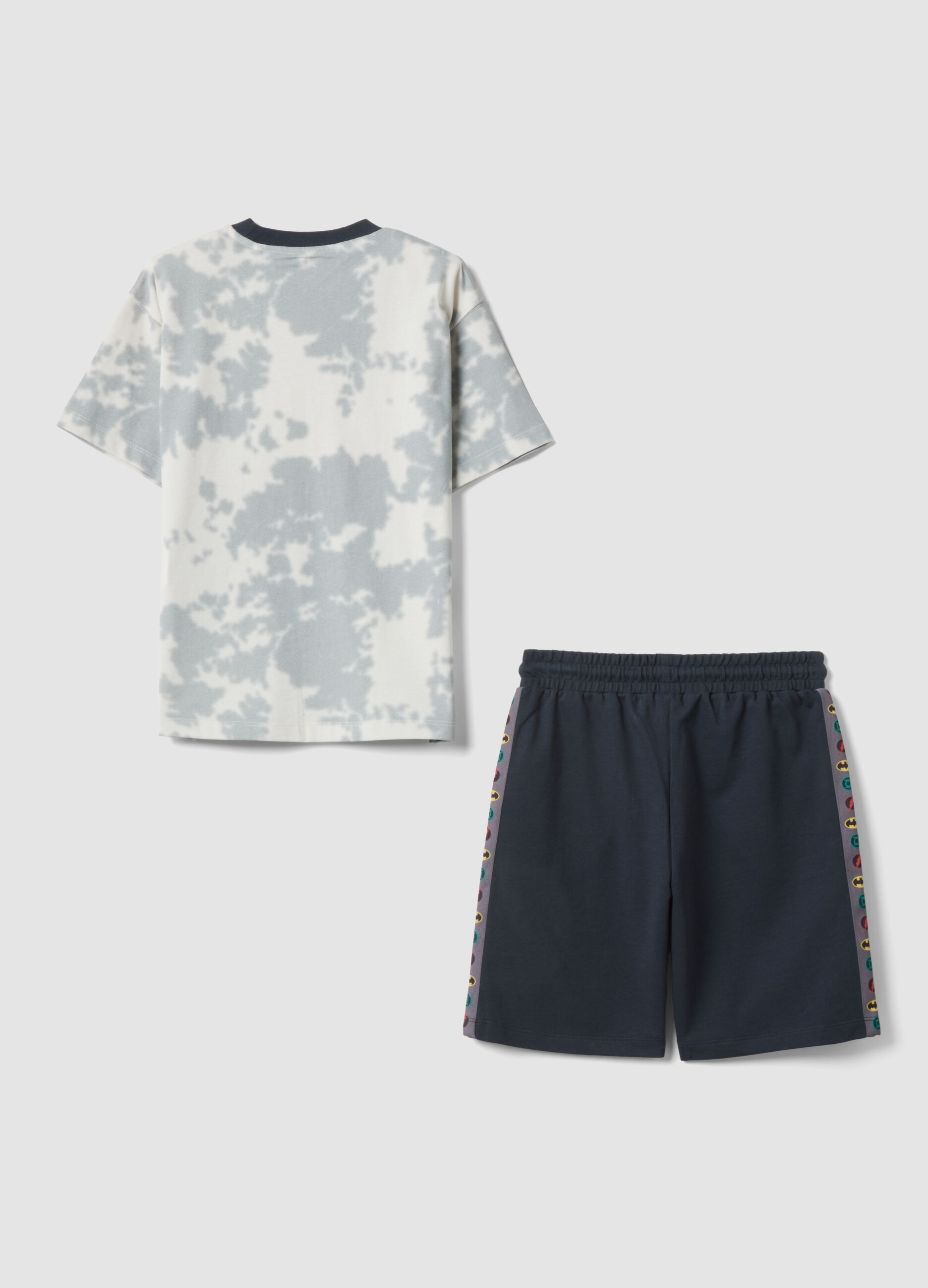 Multicolour Sonic set in pure cotton