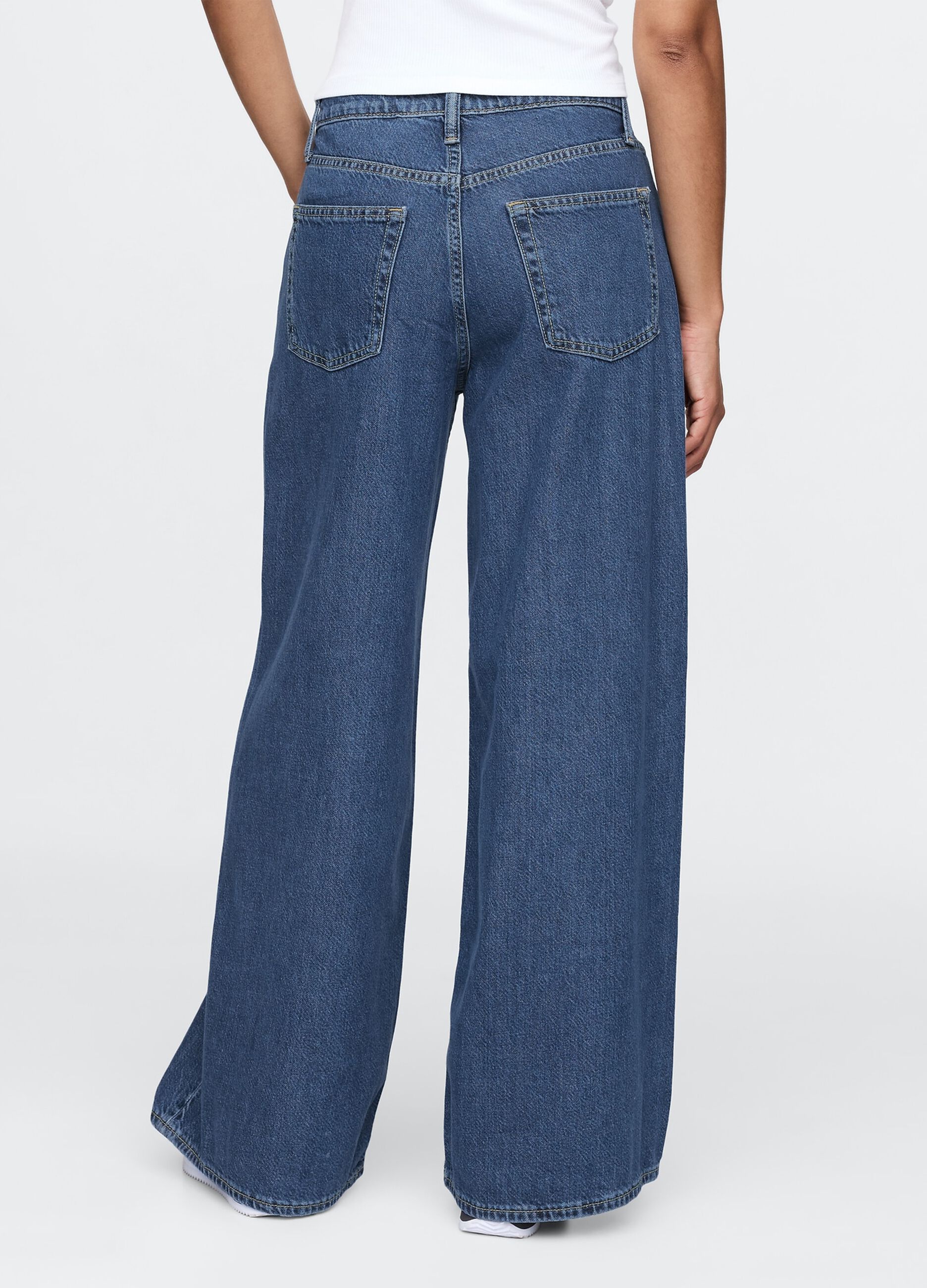 Wide Leg Denim Jeans Gap