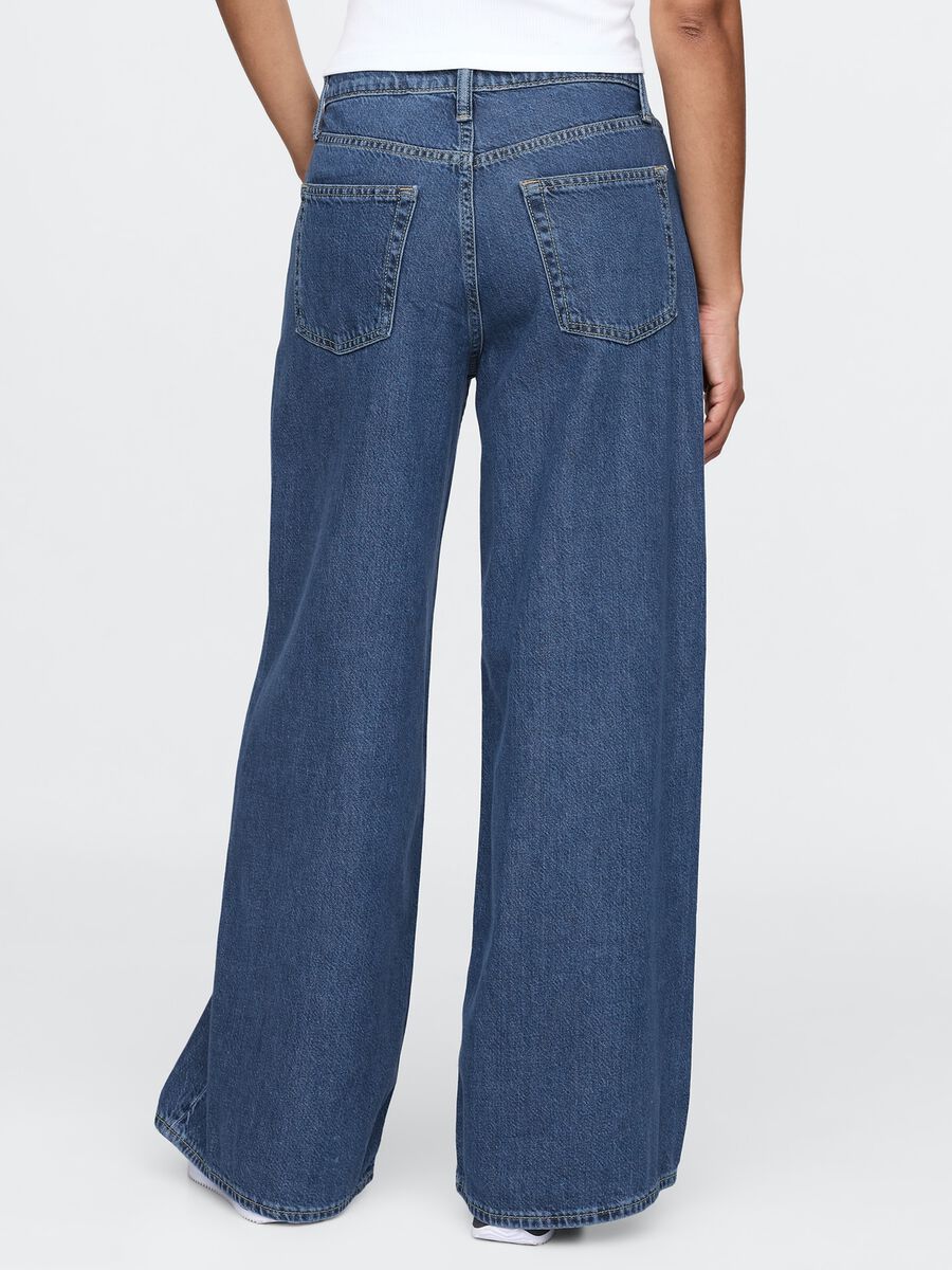 Wide Leg Denim Jeans Gap_3