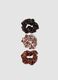 Multicolour Tripack Scrunchies_0