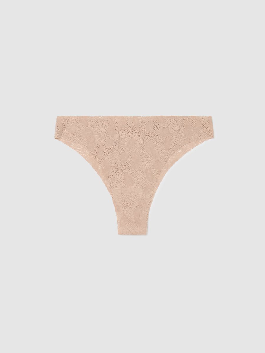 Brazilian-cut briefs in lace with geometric motif_4