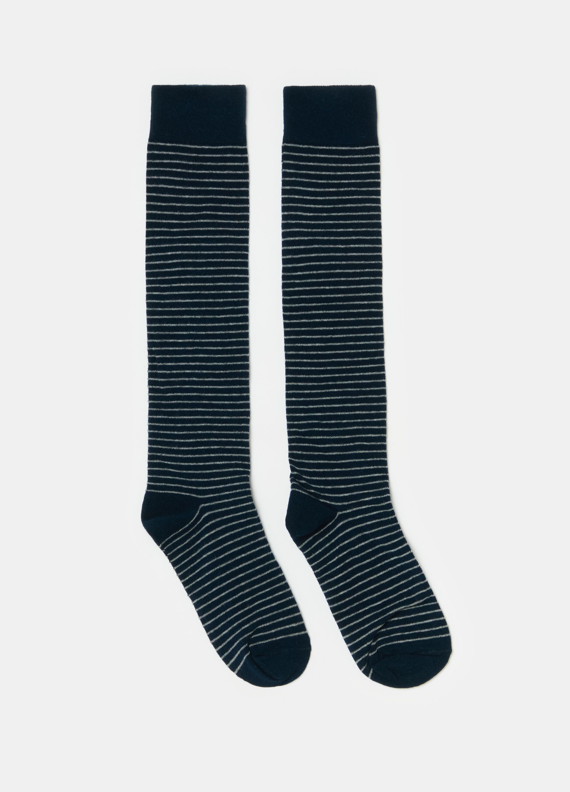 Three-pair pack long stretch socks