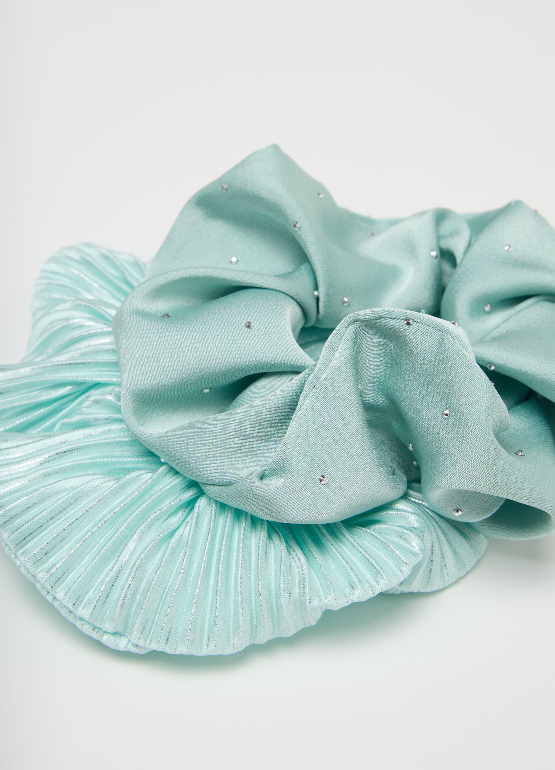 Women's Multicolour Fabric Hair Ties