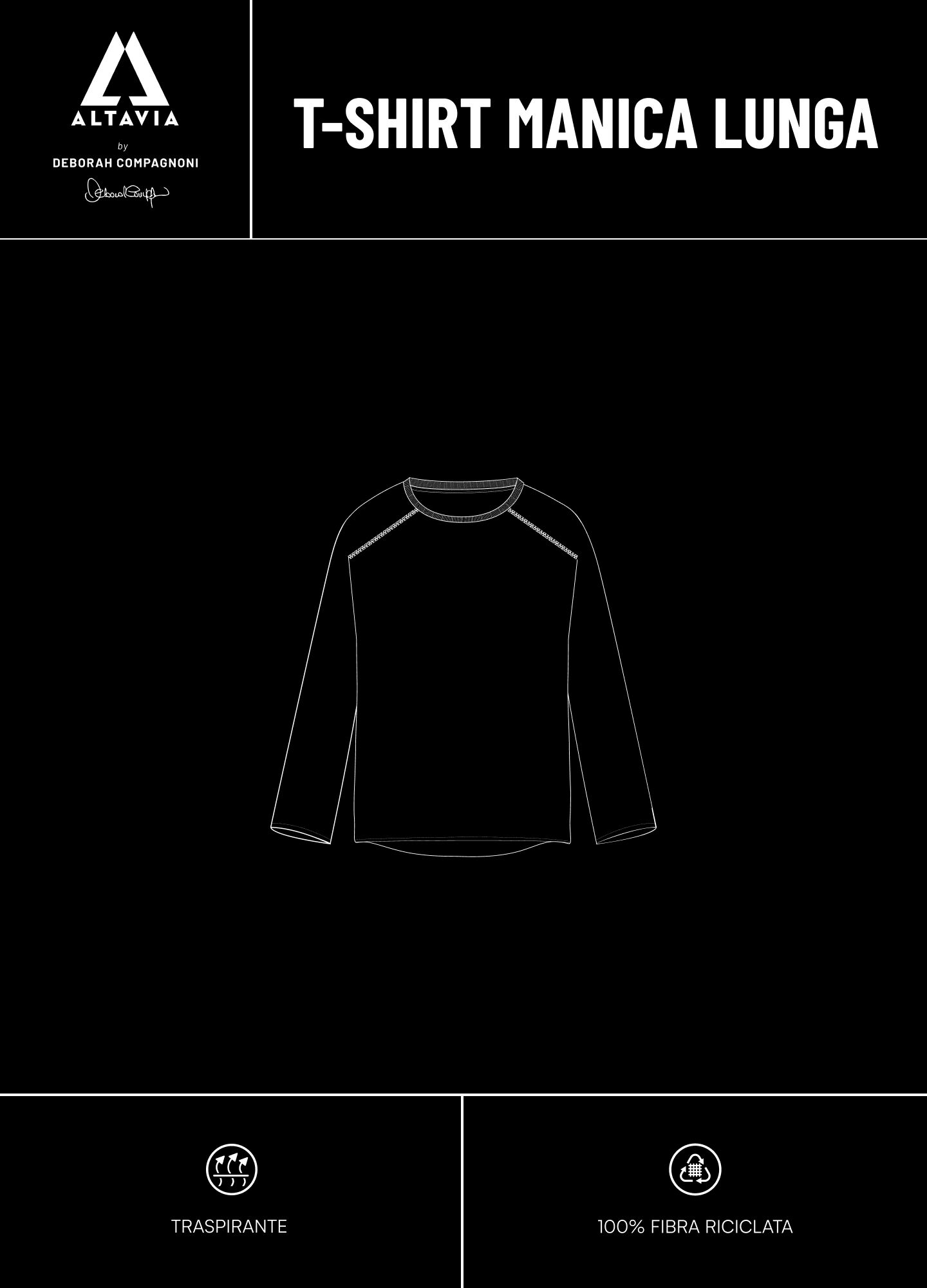 ALTAVIA WITH DEBORAH COMPAGNONI long-sleeved T-shirt