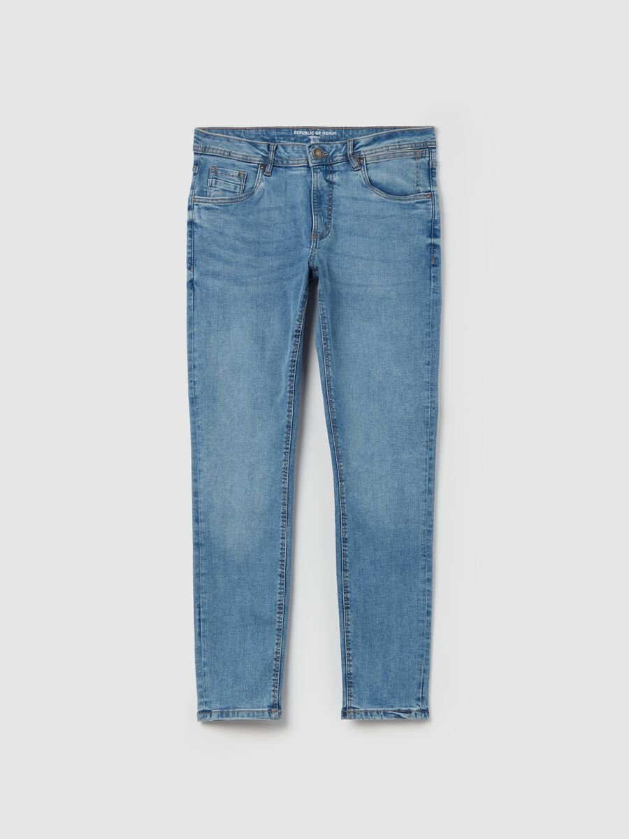 Jeans skinny fit con scoloriture_4
