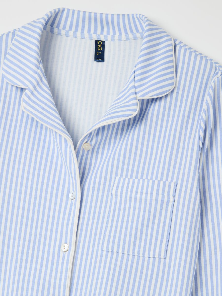 Long pyjamas in striped cotton_5