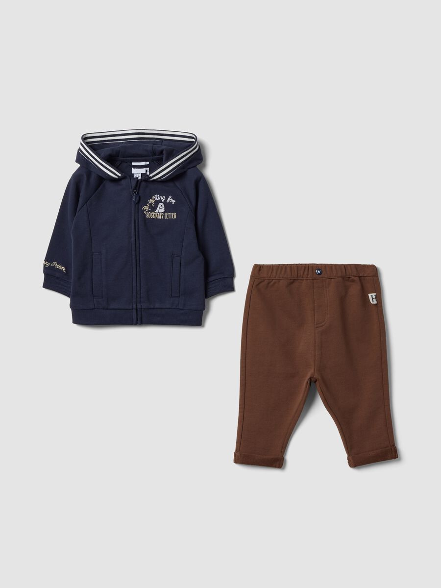 Multicoloured organic cotton Harry Potter-themed baby set_0