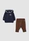 Multicoloured organic cotton Harry Potter-themed baby set_0
