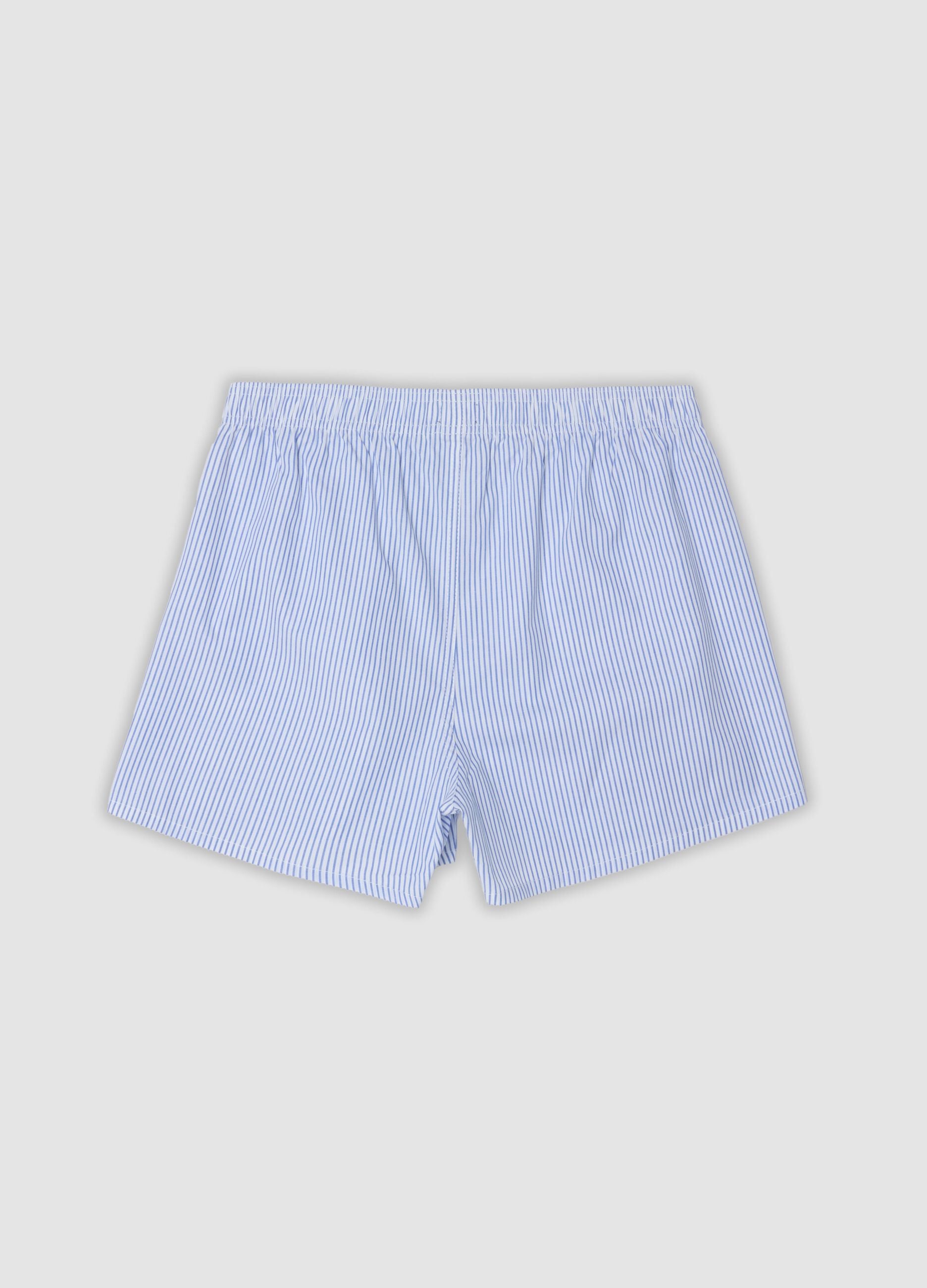 2-pack of light blue boxers in pure organic cotton
