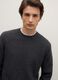 Maglione in pura lana grigio regular fit_0