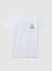 White pure cotton regular fit T-shirt_4