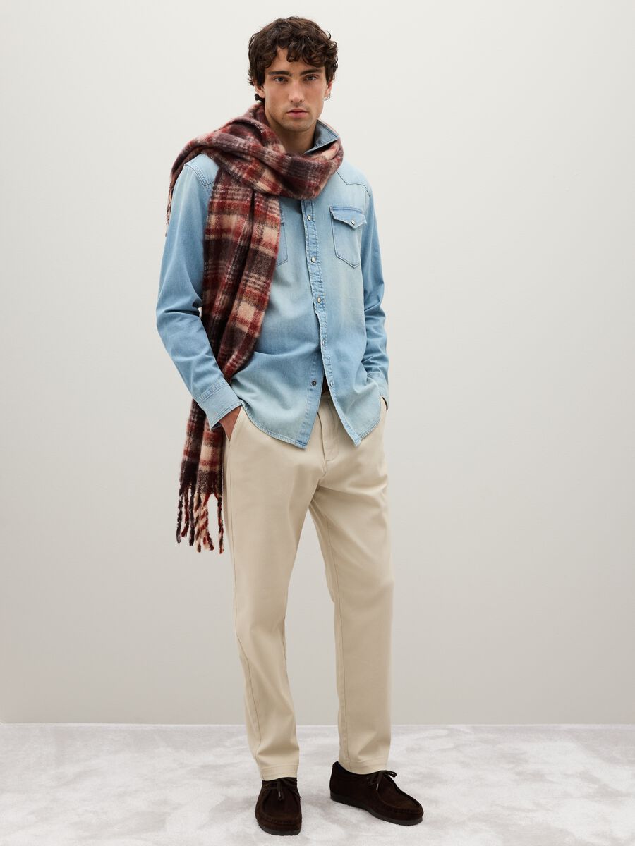 Sky Blue Pure Cotton Shirt Regular Fit_2