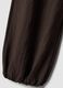 Brown viscose-blend relaxed fit jogger trousers_1