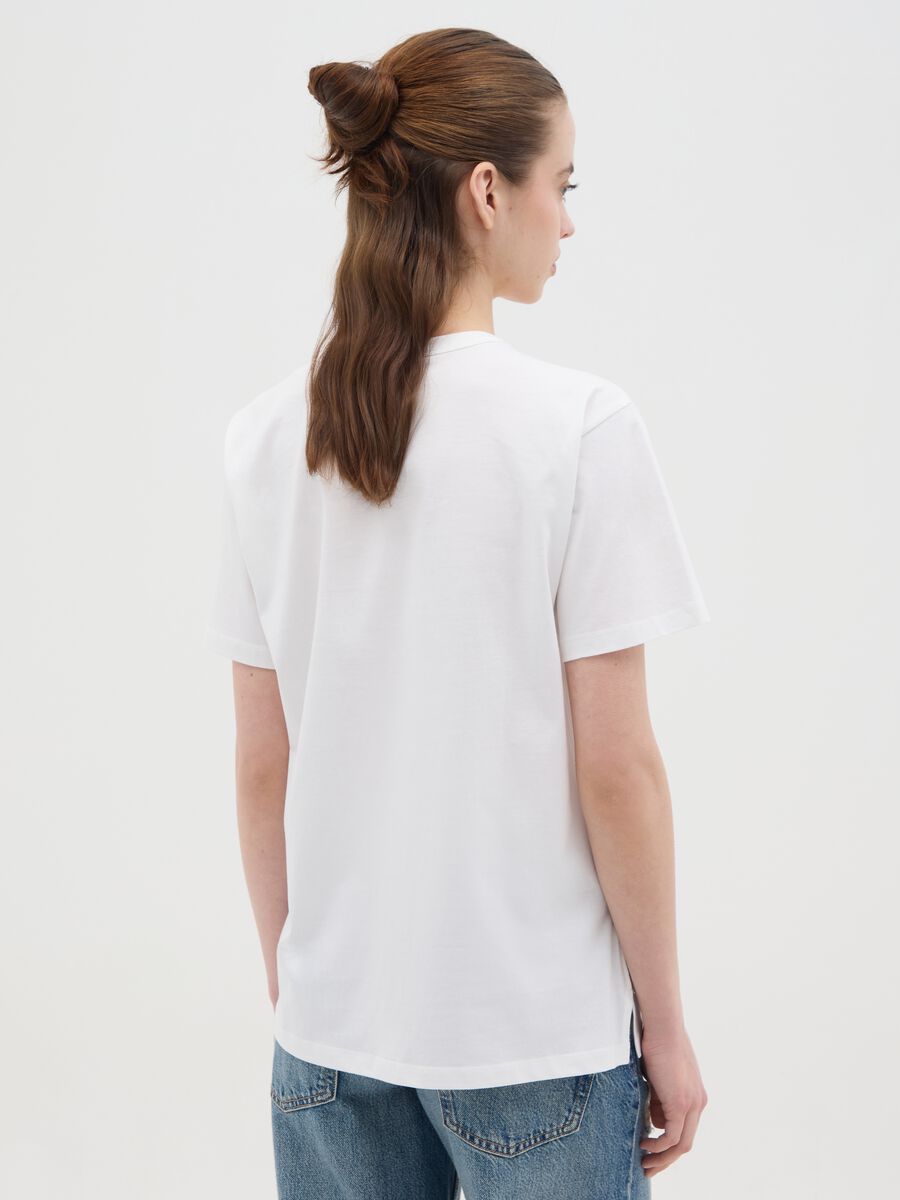 White T-shirt with Bambi and Thumper print_3