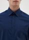 Men's blue cotton blend easy iron shirt_1